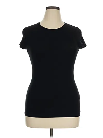 Pre-owned Majestic Filatures Short Sleeve T-shirt In Black