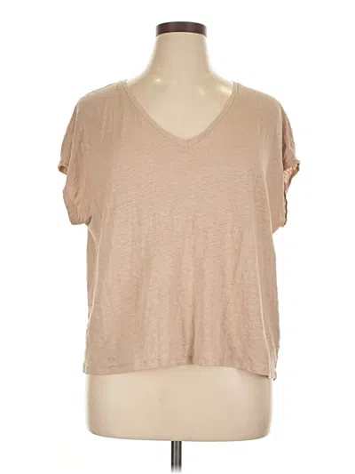 Pre-owned Majestic Filatures Short Sleeve T-shirt In Brown