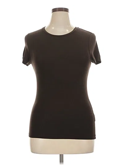 Pre-owned Majestic Filatures Short Sleeve T-shirt In Brown