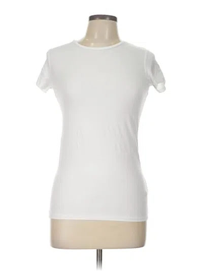 Pre-owned Majestic Filatures Short Sleeve T-shirt In White