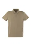 Majestic Filatures Short-sleeved T-shirt In Lyocell And Cotton In Brown