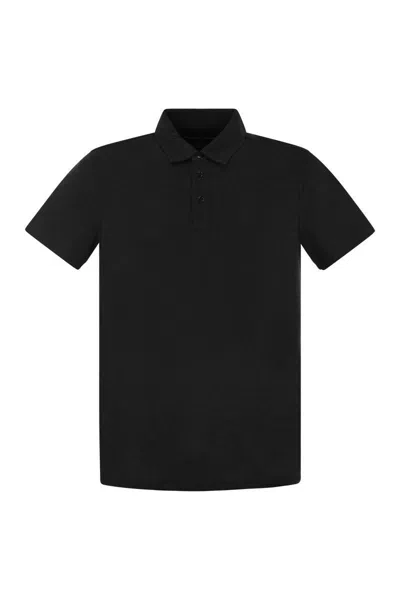 MAJESTIC MAJESTIC FILATURES SHORT-SLEEVED POLO SHIRT IN LYOCELL