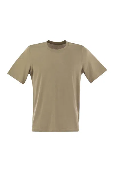 MAJESTIC MAJESTIC FILATURES SHORT-SLEEVED T-SHIRT IN LYOCELL AND COTTON