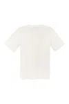 Majestic Lyocell And Cotton T-shirt In White