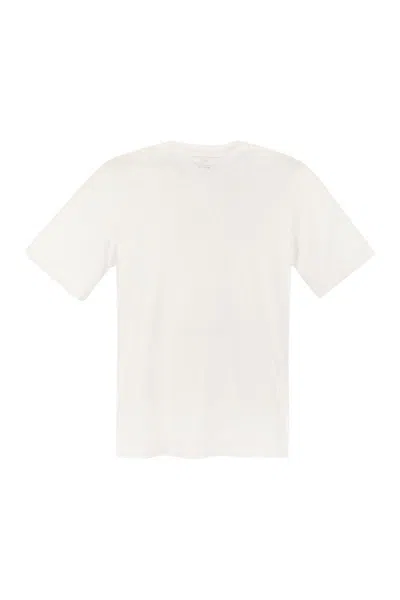 MAJESTIC MAJESTIC FILATURES SHORT-SLEEVED T-SHIRT IN LYOCELL AND COTTON