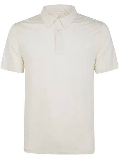 Majestic Filatures Short Sleeves Polo Shirt Clothing In Beige