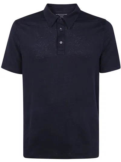 Majestic Filatures Short Sleeves Polo Shirt Clothing In Blue
