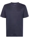 Majestic Filatures Short Sleeves Round Neck Sweater Clothing In Blue