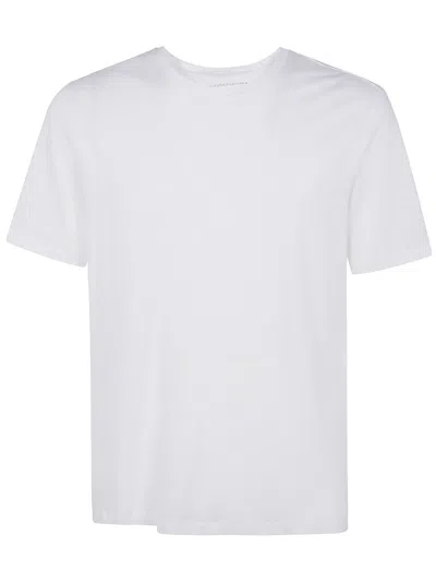 Majestic Filatures Short Sleeves Round Neck Sweater Clothing In White