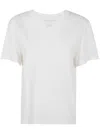 Majestic Filatures Short Sleeves Round Neck Sweater Clothing In White
