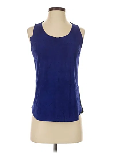Pre-owned Majestic Filatures Sleeveless T-shirt In Blue