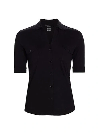 Majestic Filatures Soft Touch Elbow Sleeve Pocket Shirt