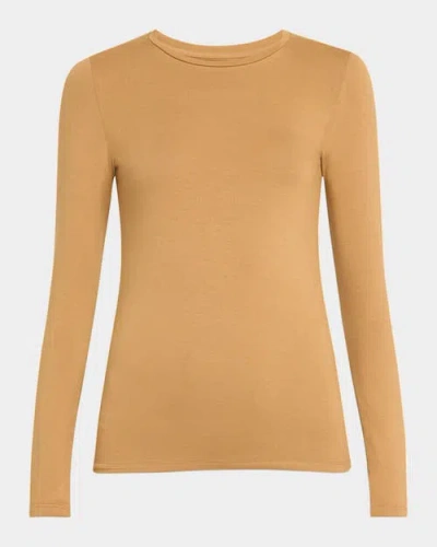 Majestic Filatures Soft Touch Long Sleeve Crewneck T-shirt