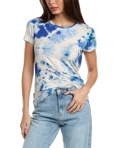 Majestic Filatures Soft Touch Novelty T-shirt In Blue