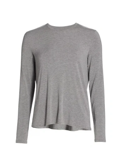 Majestic Filatures Soft Touch Semi Relaxed Long Sleeve Crewneck T-shirt