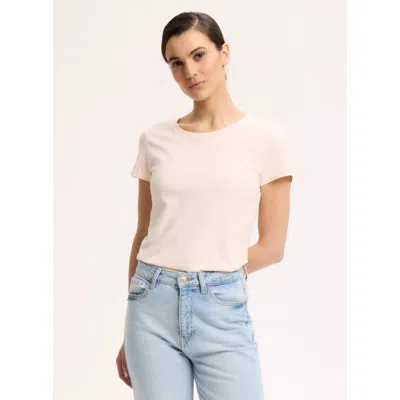 Majestic Filatures Soft Touch Short Sleeve Crewneck T-shirt In Pink