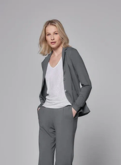 Majestic Filatures Soft Touch Two Button Blazer