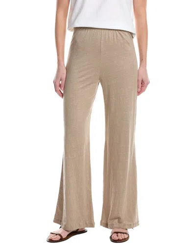 Majestic Filatures Stretch Linen-blend Wide-leg Pant In Neutral