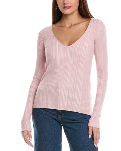 Majestic Filatures Stretch Top In Pink