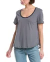 Majestic Filatures Stripe T-shirt In Blue