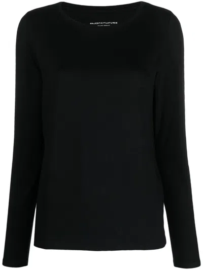 Majestic Filatures Sweaters In Black
