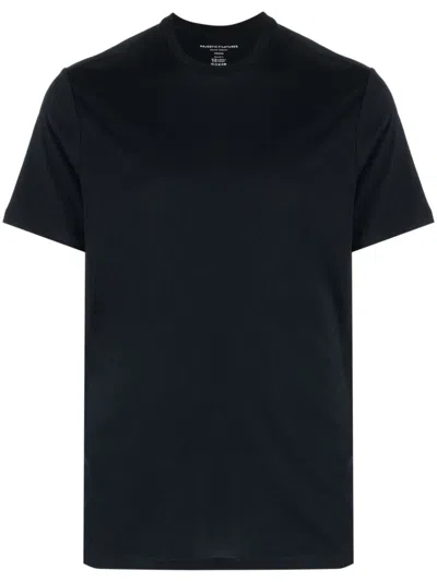 Majestic Round-neck Short-sleeve T-shirt In Blue
