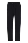 Majestic Filatures Trousers With Drawstring Waist In Black