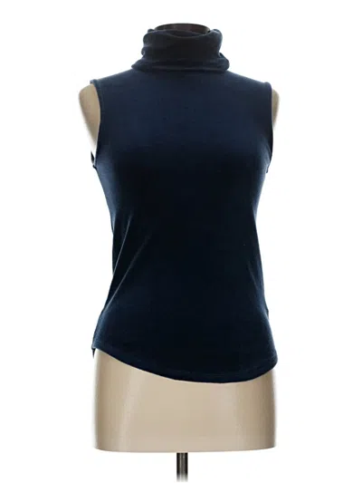 Pre-owned Majestic Filatures Turtleneck Sweater In Blue