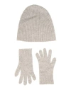 Majestic Filatures Woman Accessories Set Grey Size Onesize Wool, Cashmere In Grey