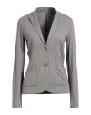 Majestic Filatures Woman Blazer Charcoal Size 1 Viscose, Elastane In Gray