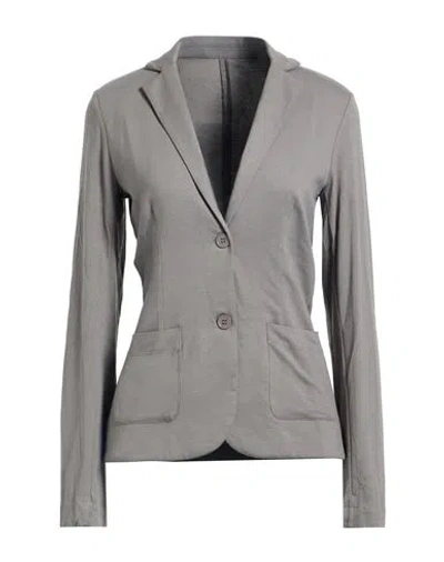 Majestic Filatures Woman Blazer Charcoal Size 1 Viscose, Elastane In Gray