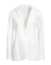 Majestic Filatures Woman Blazer White Size 1 Linen In White