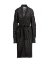 Majestic Filatures Woman Cardigan Black Size 1 Mohair Wool, Polyamide, Merino Wool, Elastane In Black