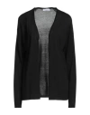 Majestic Filatures Woman Cardigan Black Size 1 Silk, Viscose