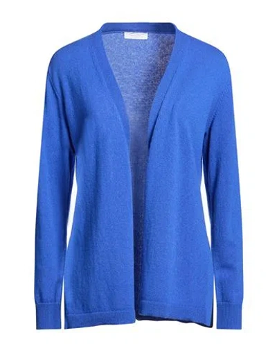 Majestic Filatures Woman Cardigan Bright Blue Size 1 Cashmere