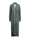 Majestic Filatures Woman Cardigan Dark Green Size 1 Linen
