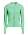 Majestic Filatures Woman Cardigan Green Size 1 Merino Wool