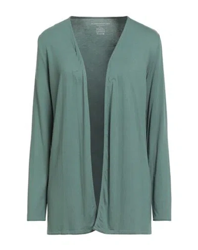 Majestic Filatures Woman Cardigan Green Size 1 Viscose, Elastane
