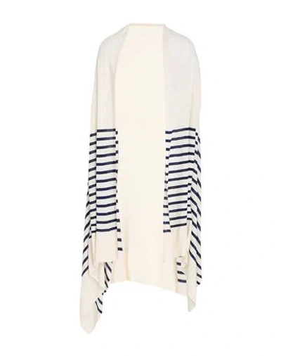 Majestic Filatures Woman Cardigan Ivory Size Onesize Linen In Multi