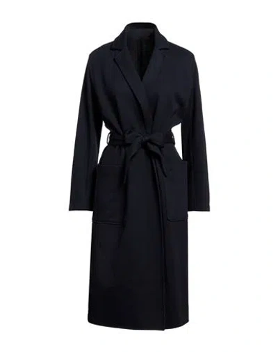 Majestic Filatures Woman Coat Midnight Blue Size 1 Cotton