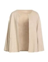 Majestic Filatures Woman Jacket Beige Size 4 Linen In Sand