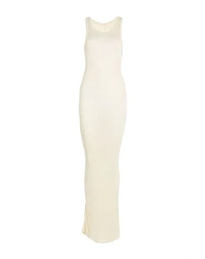 Majestic Filatures Woman Maxi Dress Ivory Size 1 Viscose, Elastane In Neutral
