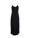 Majestic Filatures Woman Midi Dress Black Size 1 Viscose, Elastane In Black