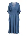 Majestic Midi Dresses In Blue