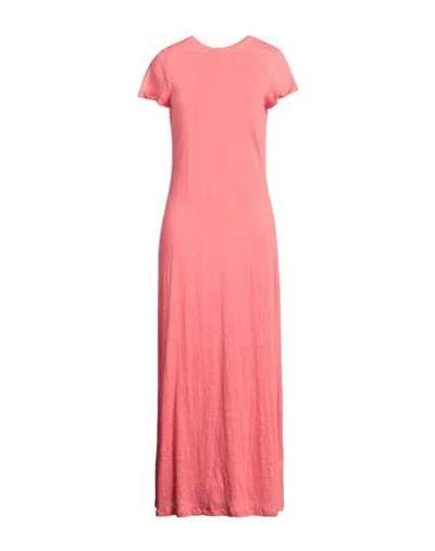 Majestic Filatures Woman Midi Dress Coral Size 0 Linen, Elastane