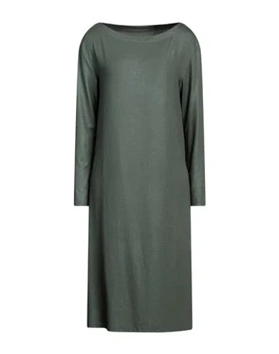 Majestic Filatures Woman Midi Dress Dark Green Size 1 Viscose, Elastane