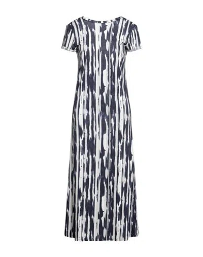 Majestic Filatures Woman Long Dress Midnight Blue Size 1 Cotton