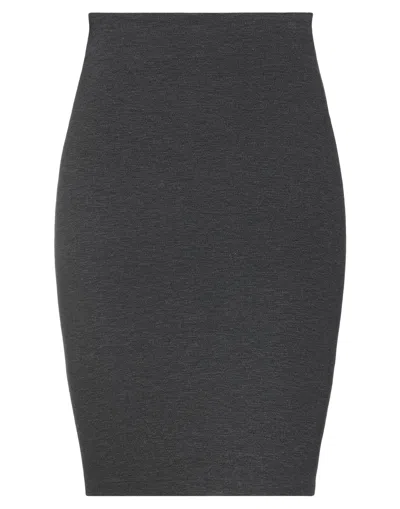 Majestic Midi Skirts In Grey