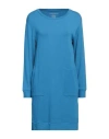 Majestic Filatures Woman Mini Dress Azure Size 1 Viscose, Elastane In Blue