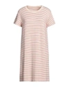 Majestic Filatures Woman Mini Dress Beige Size 1 Viscose, Elastane In Beige